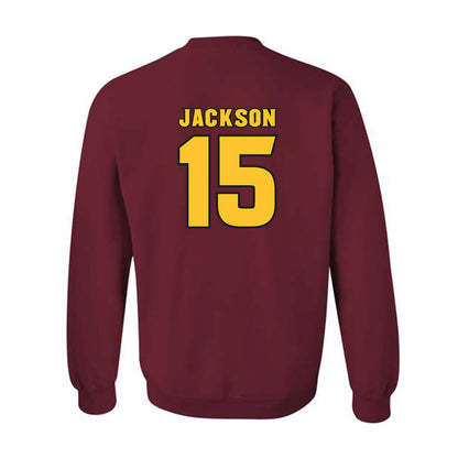 Arizona State - NCAA Men's Ice Hockey : Dylan Jackson - Replica Shersey Crewneck Sweatshirt