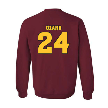 Arizona State - NCAA Women's Soccer : Katherine Ozard - Replica Shersey Crewneck Sweatshirt-1