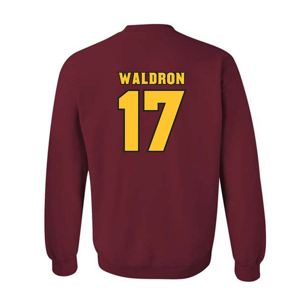 Arizona State - NCAA Men's Ice Hockey : John Waldron - Replica Shersey Crewneck Sweatshirt-1