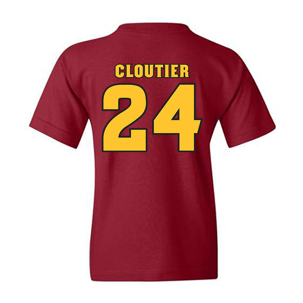 Arizona State - NCAA Men's Ice Hockey : Justin Cloutier - Replica Shersey Youth T-Shirt-1