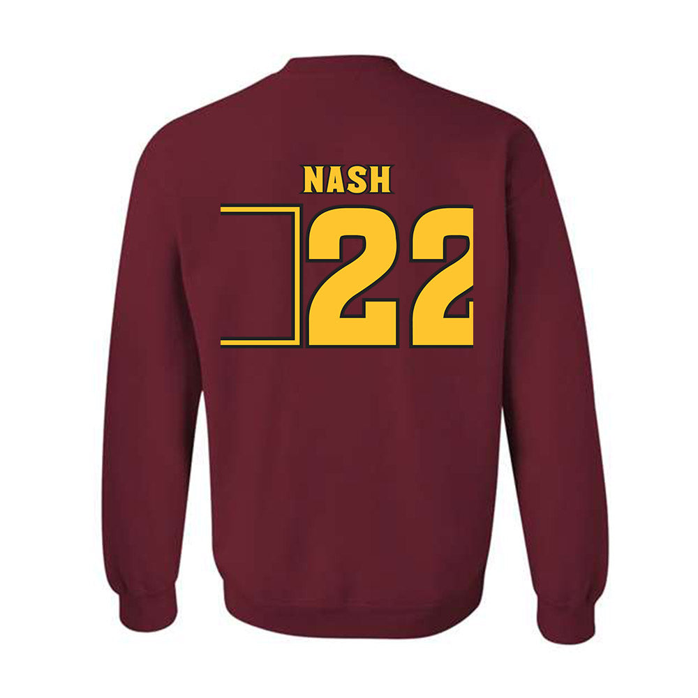 Arizona State - NCAA Men's Ice Hockey : Ty Nash - Replica Shersey Crewneck Sweatshirt-1