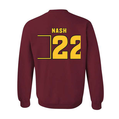 Arizona State - NCAA Men's Ice Hockey : Ty Nash - Replica Shersey Crewneck Sweatshirt-1