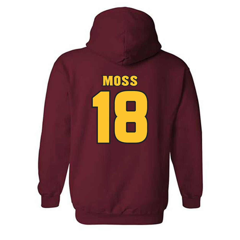 Arizona State - NCAA Football : Jalen Moss - Replica Shersey Hooded Sweatshirt-1