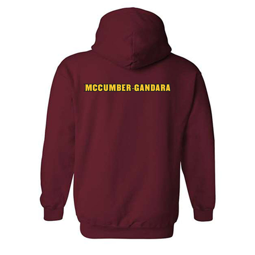 Arizona State - NCAA Women's Track & Field : Ava McCumber-Gandara - Replica Shersey Hooded Sweatshirt-1