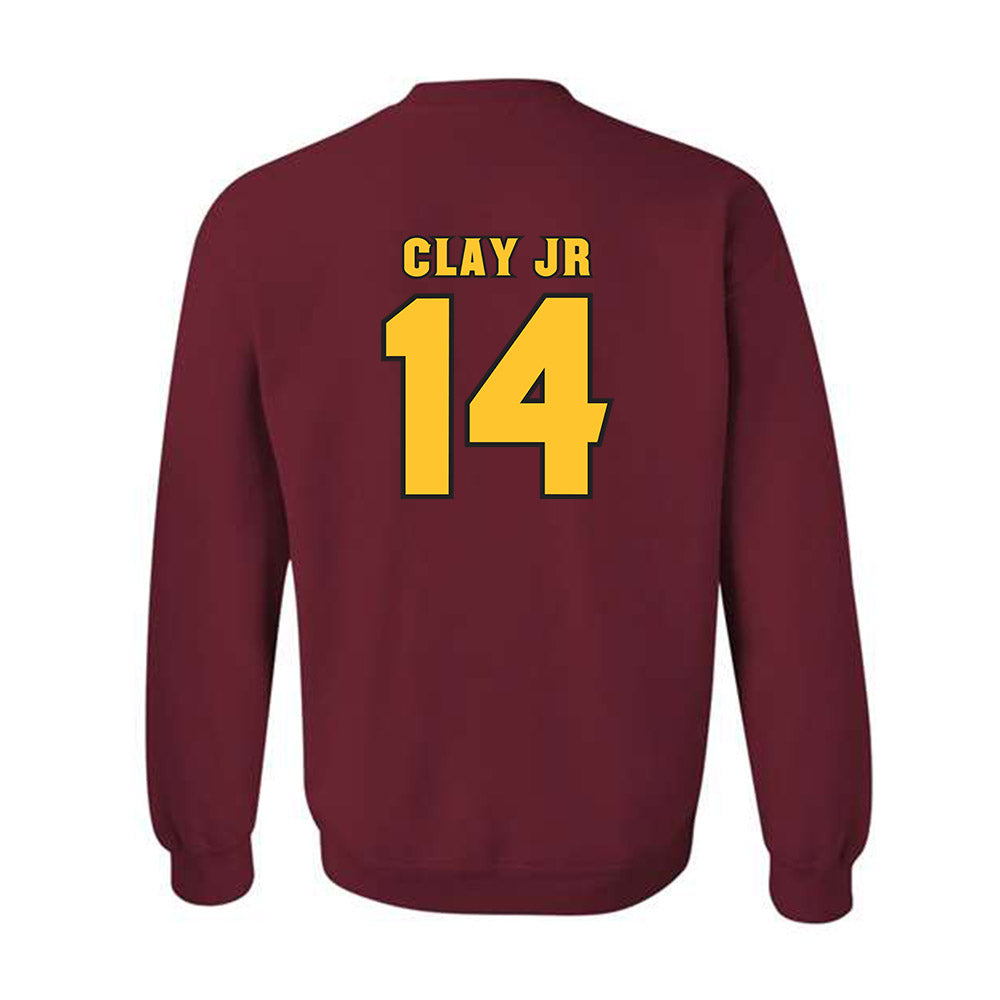 Arizona State - NCAA Men's Basketball : Chianti Clay Jr - Replica Shersey Crewneck Sweatshirt