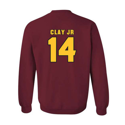 Arizona State - NCAA Men's Basketball : Chianti Clay Jr - Replica Shersey Crewneck Sweatshirt