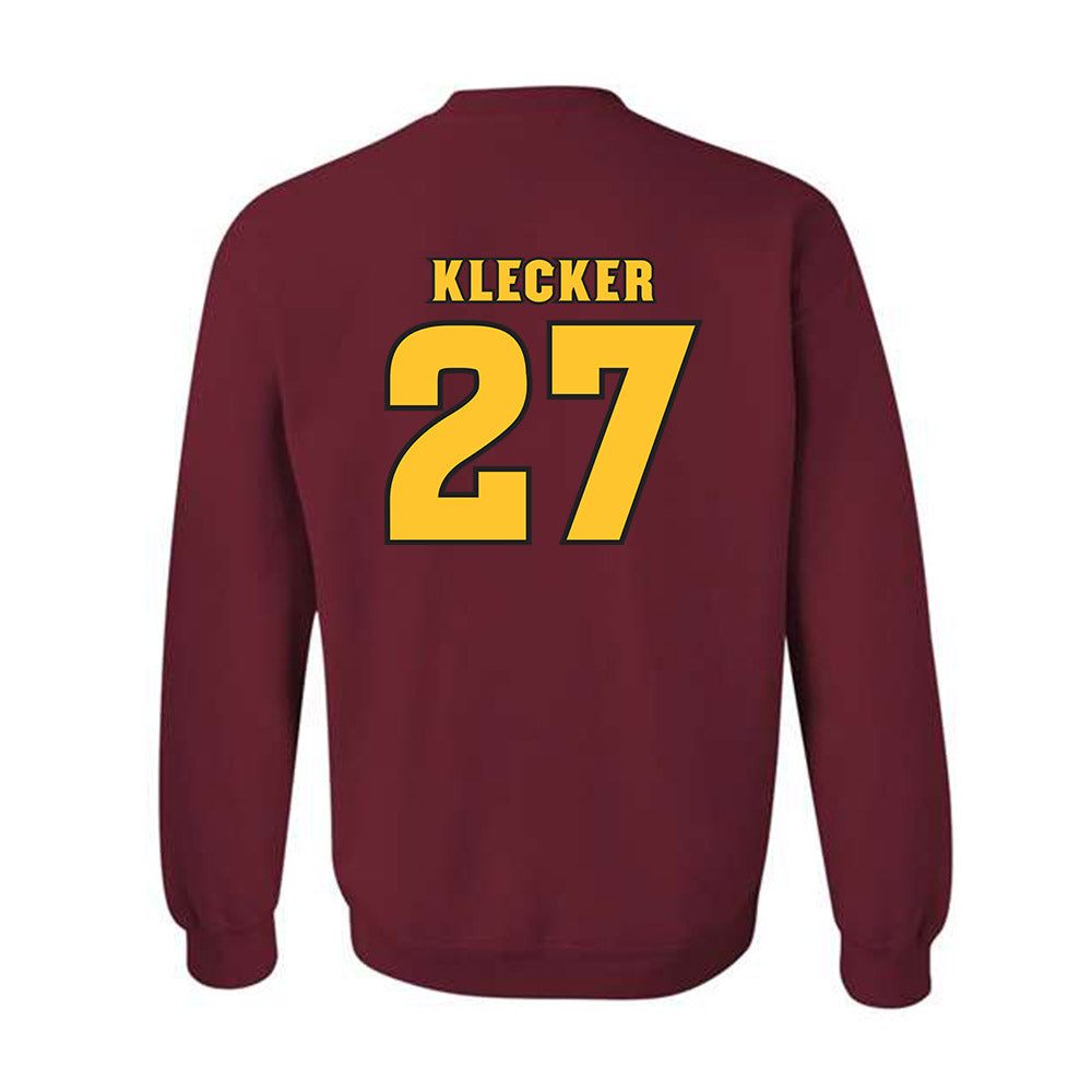 Arizona State - NCAA Baseball : Kole Klecker - Replica Shersey Crewneck Sweatshirt-1