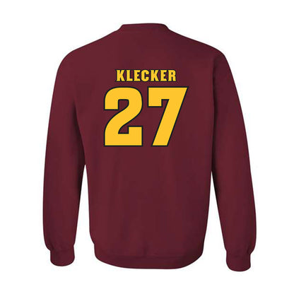 Arizona State - NCAA Baseball : Kole Klecker - Replica Shersey Crewneck Sweatshirt-1