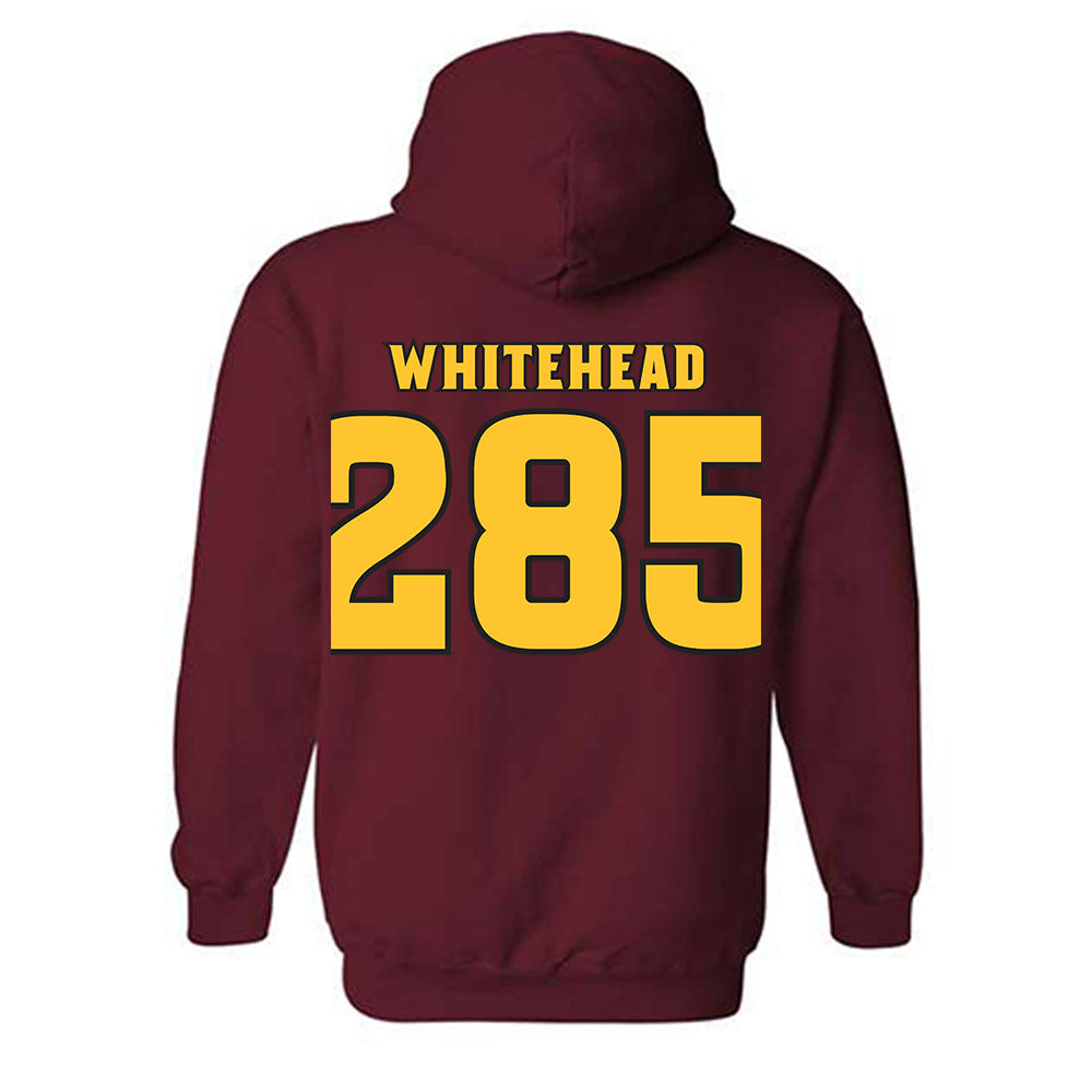 Arizona State - NCAA Wrestling : Melvin Whitehead - Replica Shersey Hooded Sweatshirt-1