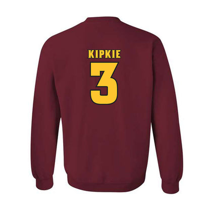 Arizona State - NCAA Men's Ice Hockey : Justin Kipkie - Replica Shersey Crewneck Sweatshirt-1