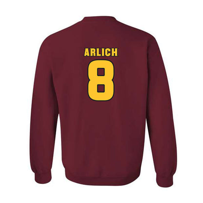 Arizona State - NCAA Baseball : Max Arlich - Replica Shersey Crewneck Sweatshirt