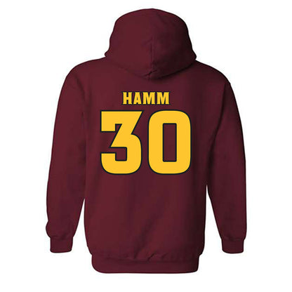 Arizona State - NCAA Men's Ice Hockey : Chase Hamm - Replica Shersey Hooded Sweatshirt