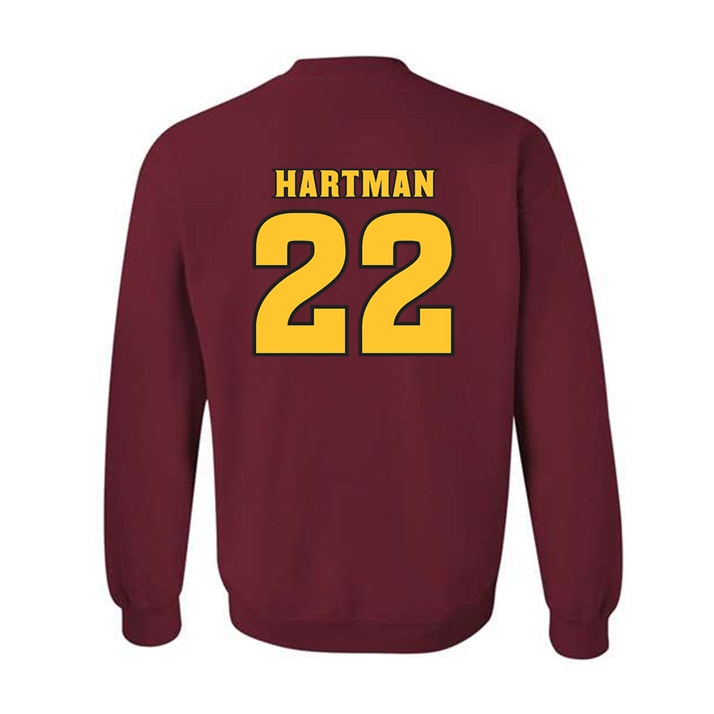 Arizona State - NCAA Women's Soccer : Oona Hartman - Replica Shersey Crewneck Sweatshirt-1