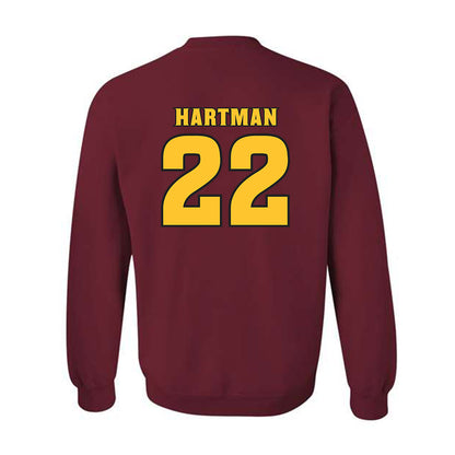 Arizona State - NCAA Women's Soccer : Oona Hartman - Replica Shersey Crewneck Sweatshirt-1