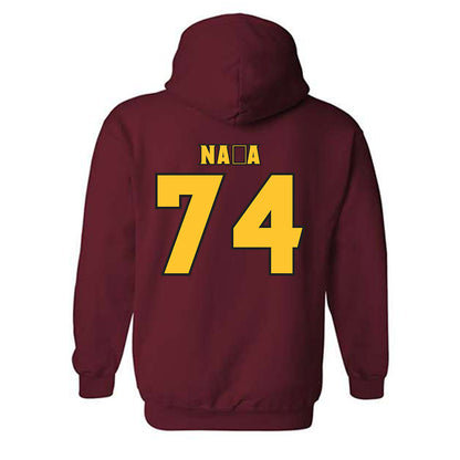 Arizona State - NCAA Football : Sean Na'a - Replica Shersey Hooded Sweatshirt-1