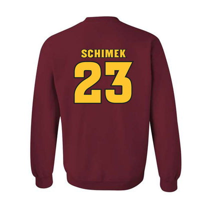 Arizona State - NCAA Men's Ice Hockey : Bennett Schimek - Replica Shersey Crewneck Sweatshirt