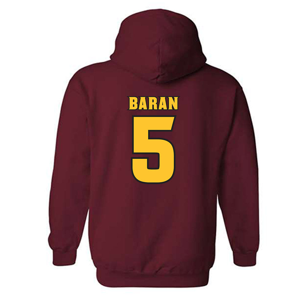 Arizona State - NCAA Men's Ice Hockey : Richard Baran - Replica Shersey Hooded Sweatshirt-1
