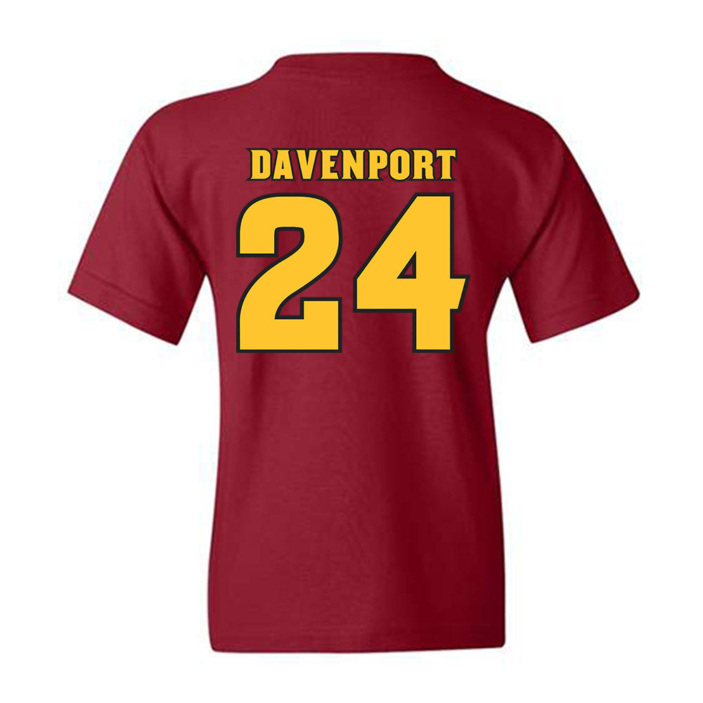 Arizona State - NCAA Women's Basketball : Deborah Davenport - Replica Shersey Youth T-Shirt-1