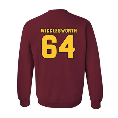 Arizona State - NCAA Football : Tyler Wigglesworth - Replica Shersey Crewneck Sweatshirt