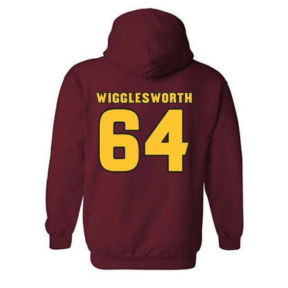 Arizona State - NCAA Football : Tyler Wigglesworth - Replica Shersey Hooded Sweatshirt