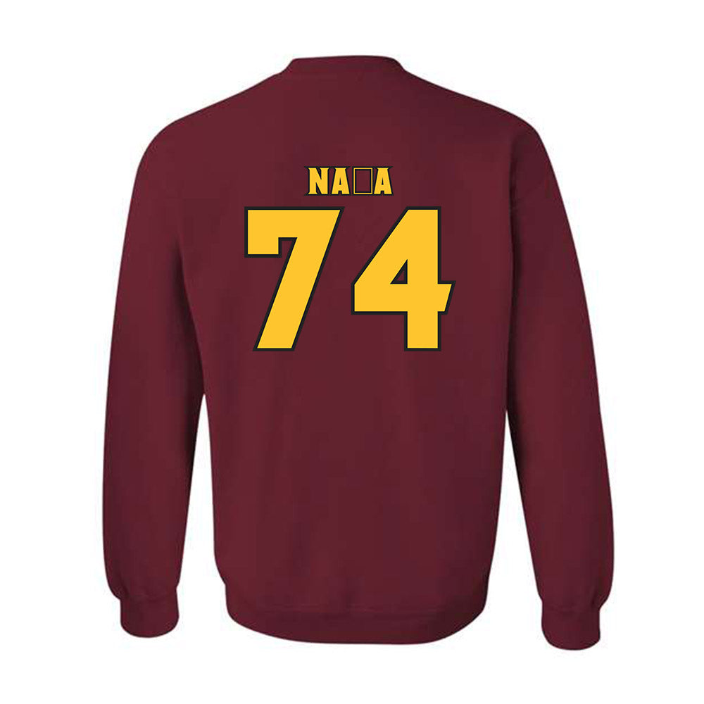 Arizona State - NCAA Football : Sean Na'a - Replica Shersey Crewneck Sweatshirt-1