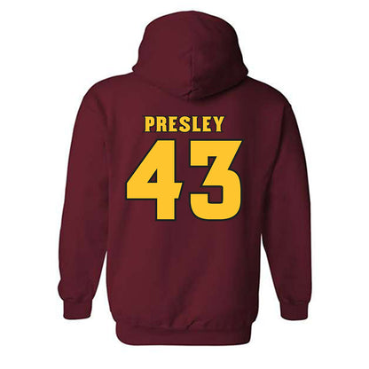 Arizona State - NCAA Women's Volleyball : Kiylah Presley - Replica Shersey Hooded Sweatshirt-1