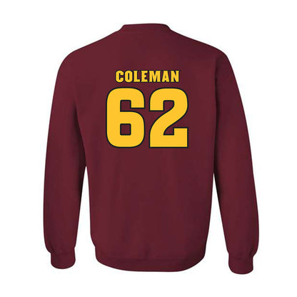 Arizona State - NCAA Football : Ben Coleman - Replica Shersey Crewneck Sweatshirt