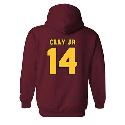 Arizona State - NCAA Men's Basketball : Chianti Clay Jr - Replica Shersey Hooded Sweatshirt