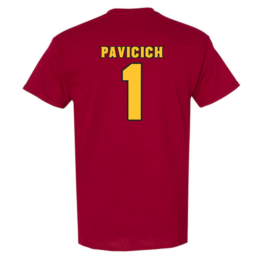 Arizona State - NCAA Men's Ice Hockey : Luke Pavicich - Replica Shersey T-Shirt