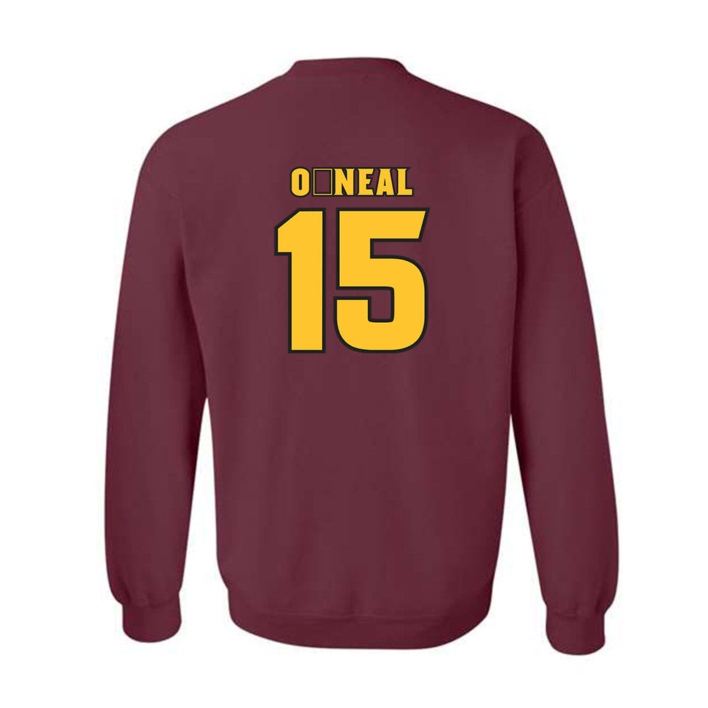 Arizona State - NCAA Football : Elijah O'Neal - Crewneck Sweatshirt Replica Shersey