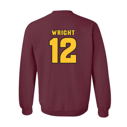 Arizona State - NCAA Women's Soccer : Ava Wright - Crewneck Sweatshirt Replica Shersey