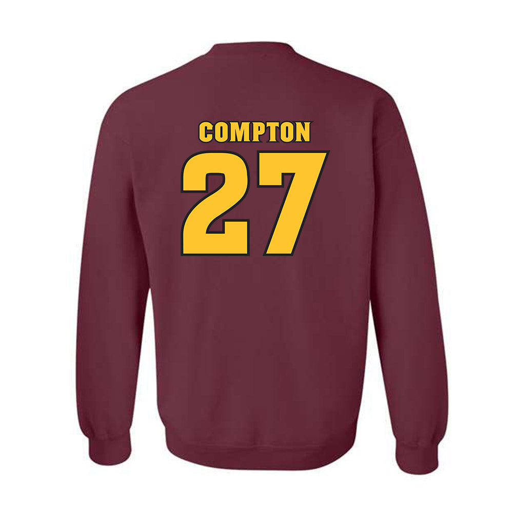 Arizona State - NCAA Baseball : Brandon Compton - Crewneck Sweatshirt Replica Shersey