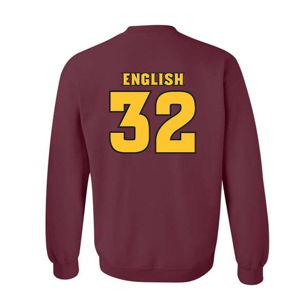 Arizona State - NCAA Football : Deric English - Replica Shersey Crewneck Sweatshirt