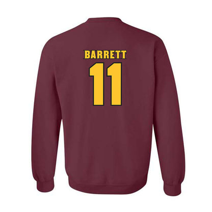 Arizona State - NCAA Baseball : Easton Barrett - Replica Shersey Crewneck Sweatshirt