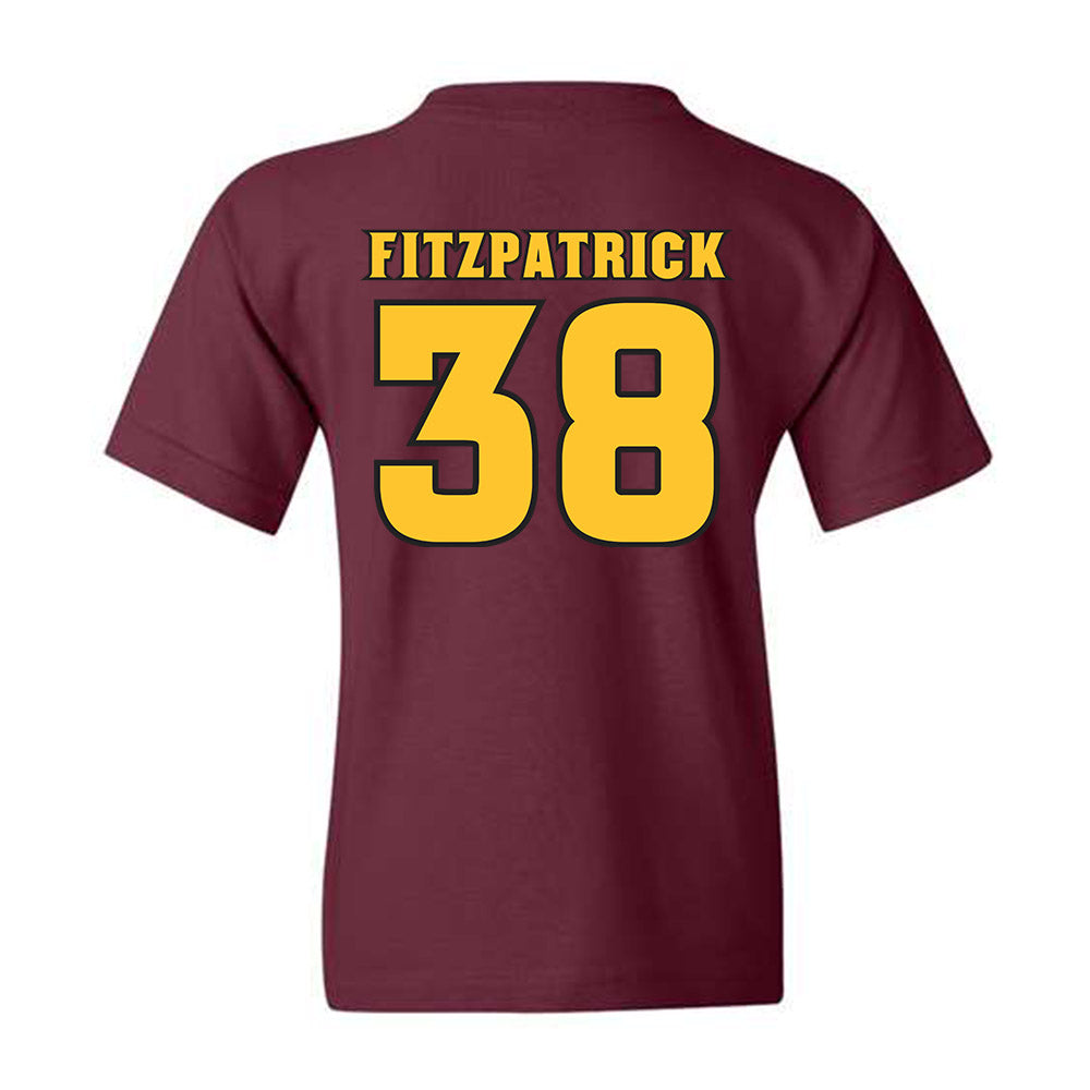 Arizona State - NCAA Baseball : Sean Fitzpatrick - Youth T-Shirt Replica Shersey