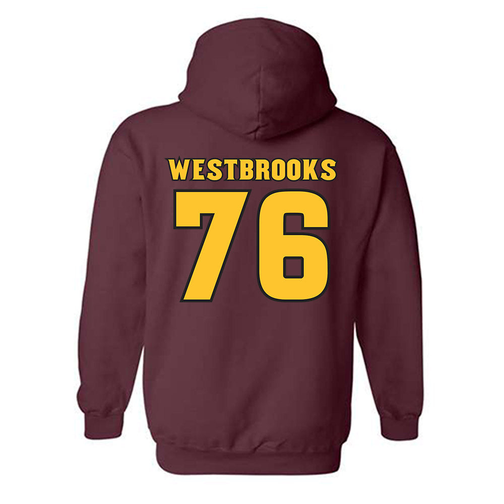 Arizona State - NCAA Football : Champ Westbrooks - Replica Shersey Hooded Sweatshirt