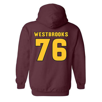 Arizona State - NCAA Football : Champ Westbrooks - Replica Shersey Hooded Sweatshirt