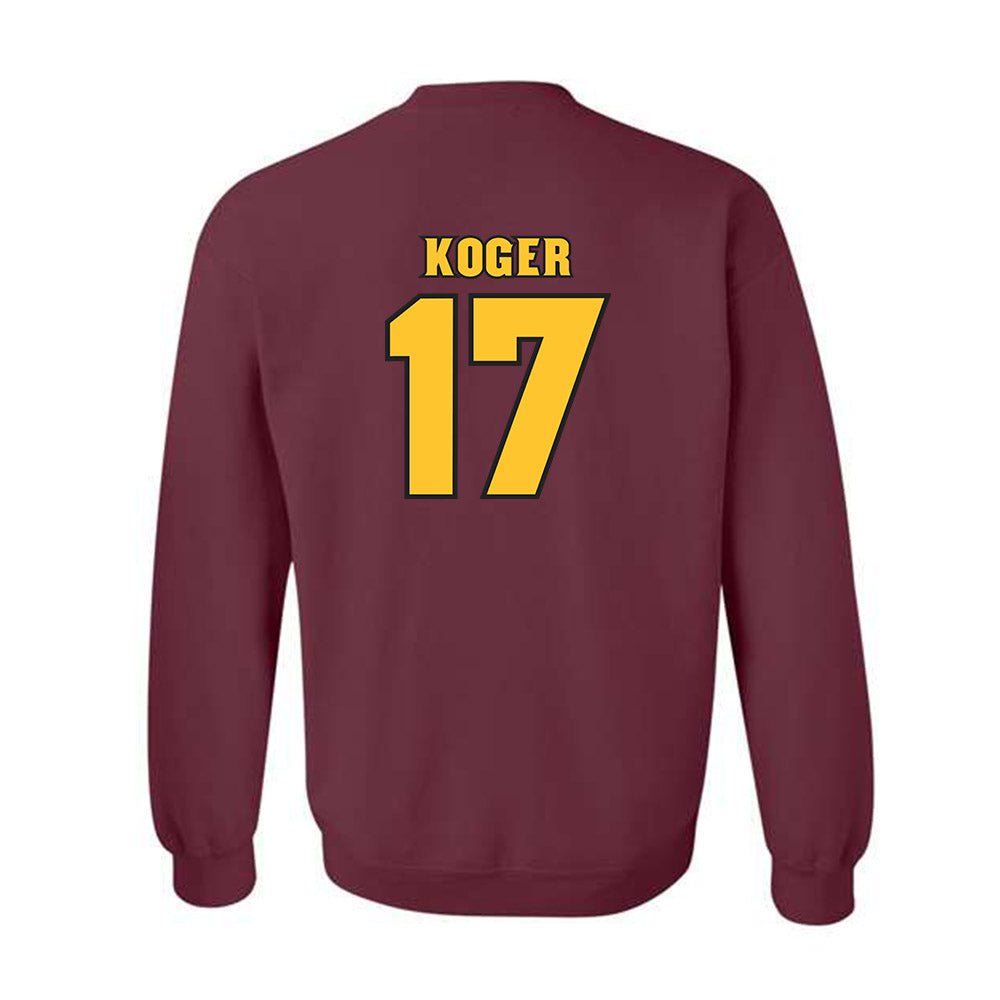 Arizona State - NCAA Baseball : Will Koger - Replica Shersey Crewneck Sweatshirt