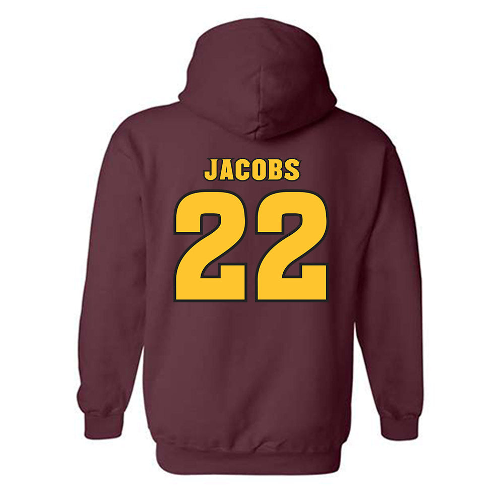 Arizona State - NCAA Baseball : Ben Jacobs - Hooded Sweatshirt Replica Shersey