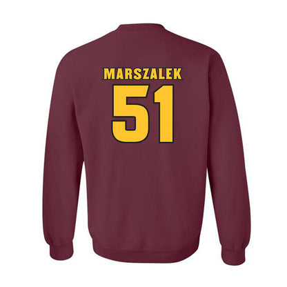 Arizona State - NCAA Football : Cole Marszalek - Crewneck Sweatshirt Replica Shersey