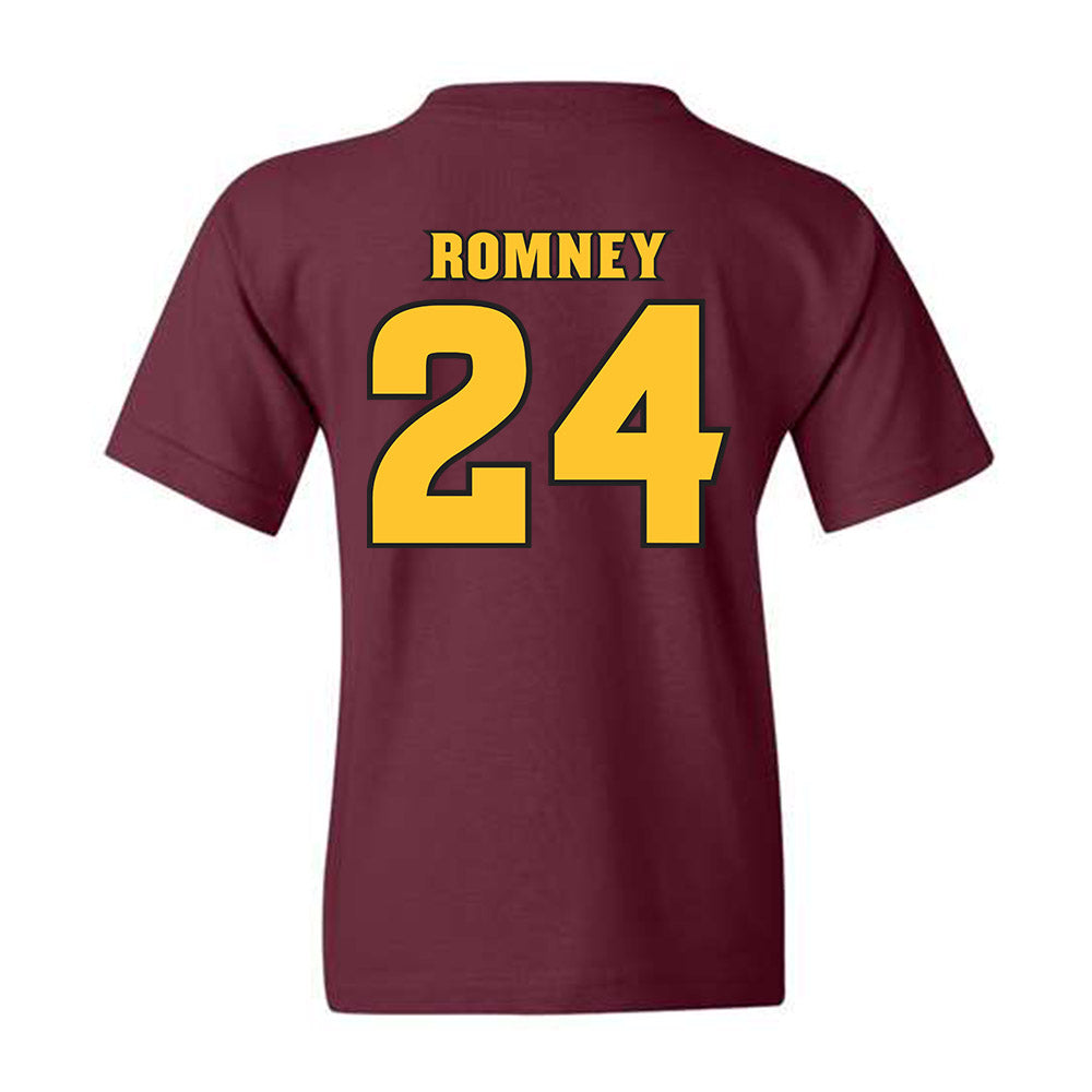 Arizona State - NCAA Football : Tate Romney - Youth T-Shirt Replica Shersey