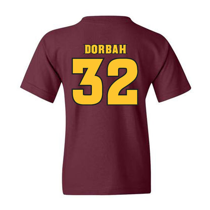 Arizona State - NCAA Football : Prince Dorbah - Youth T-Shirt Replica Shersey