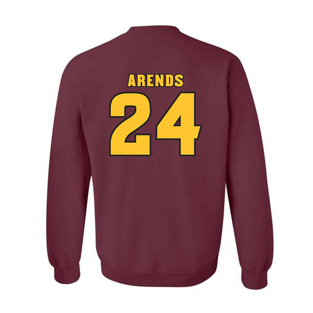 Arizona State - NCAA Football : Coleson Arends - Crewneck Sweatshirt Replica Shersey