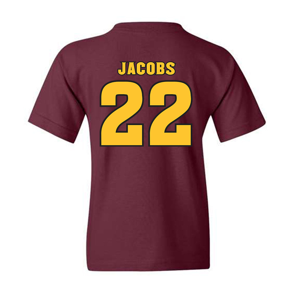 Arizona State - NCAA Baseball : Ben Jacobs - Youth T-Shirt Replica Shersey