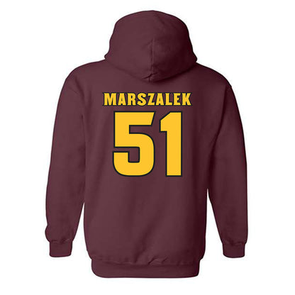 Arizona State - NCAA Football : Cole Marszalek - Hooded Sweatshirt Replica Shersey