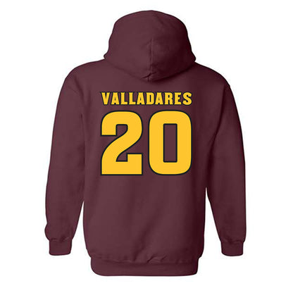 Arizona State - NCAA Women's Soccer : Cameron Valladares - Replica Shersey Hooded Sweatshirt