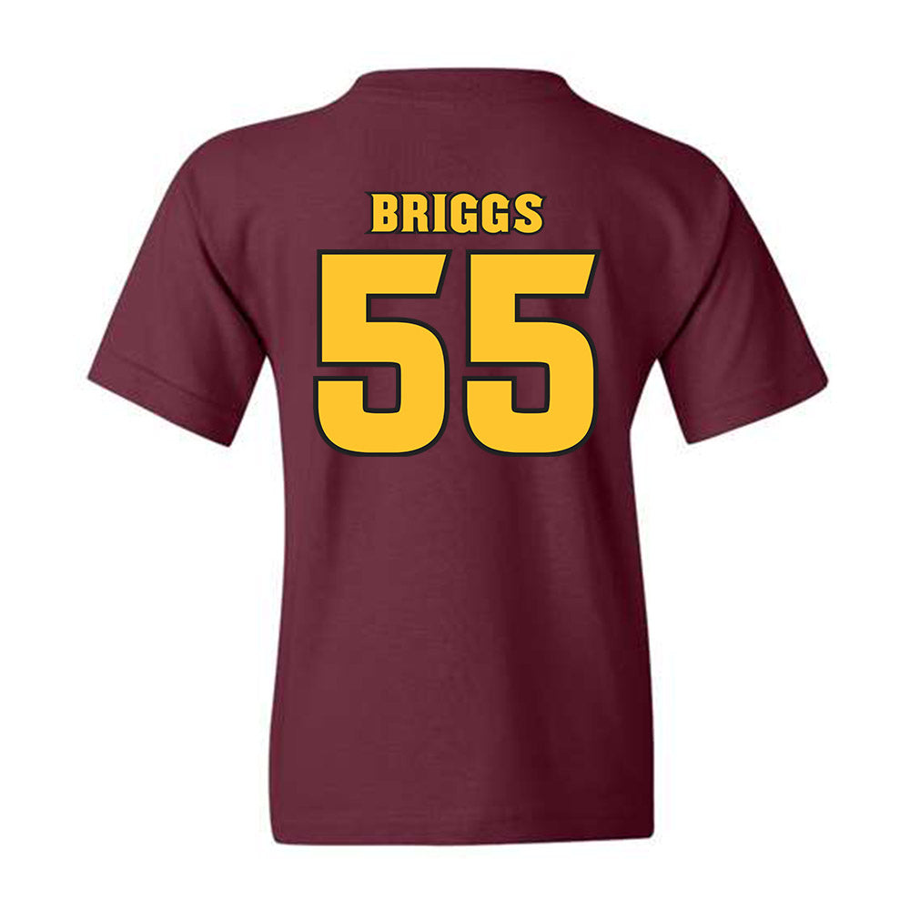 Arizona State - NCAA Football : Cade Briggs - Youth T-Shirt Replica Shersey