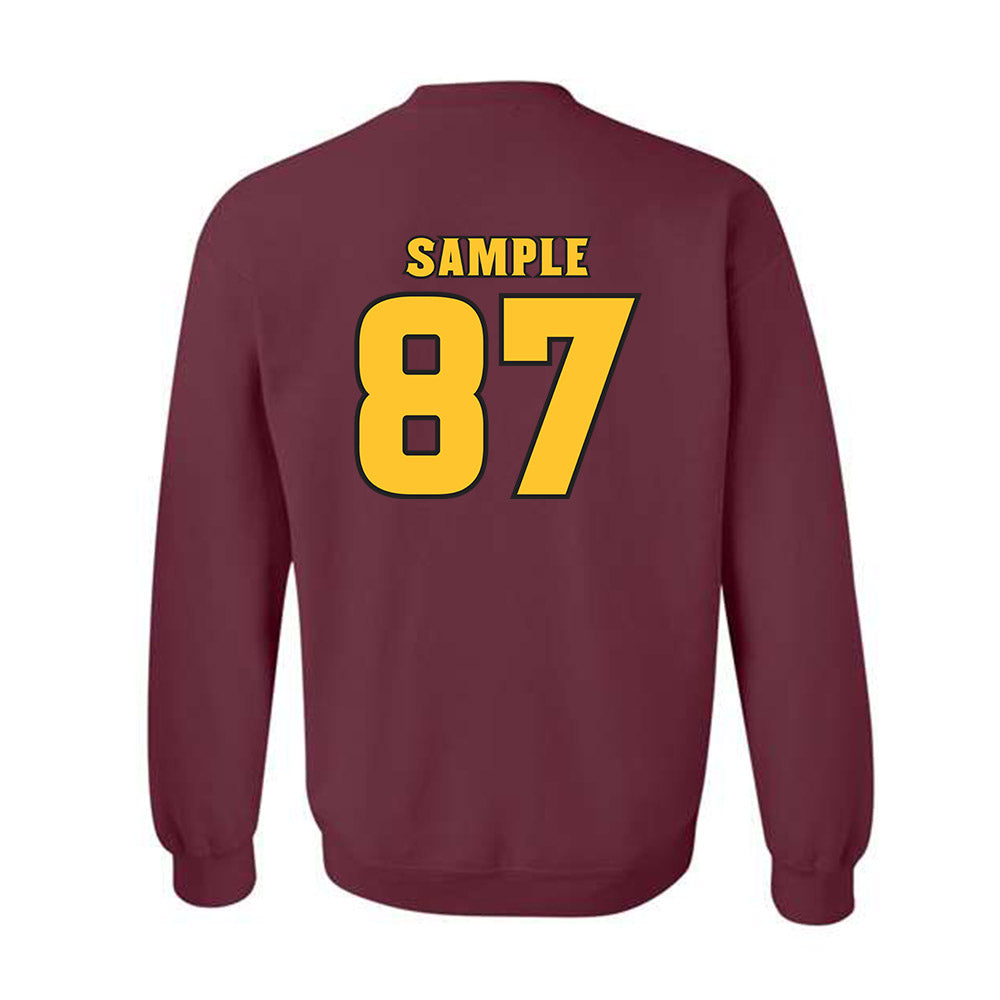 Arizona State - NCAA Football : Zechariah Sample - Replica Shersey Crewneck Sweatshirt