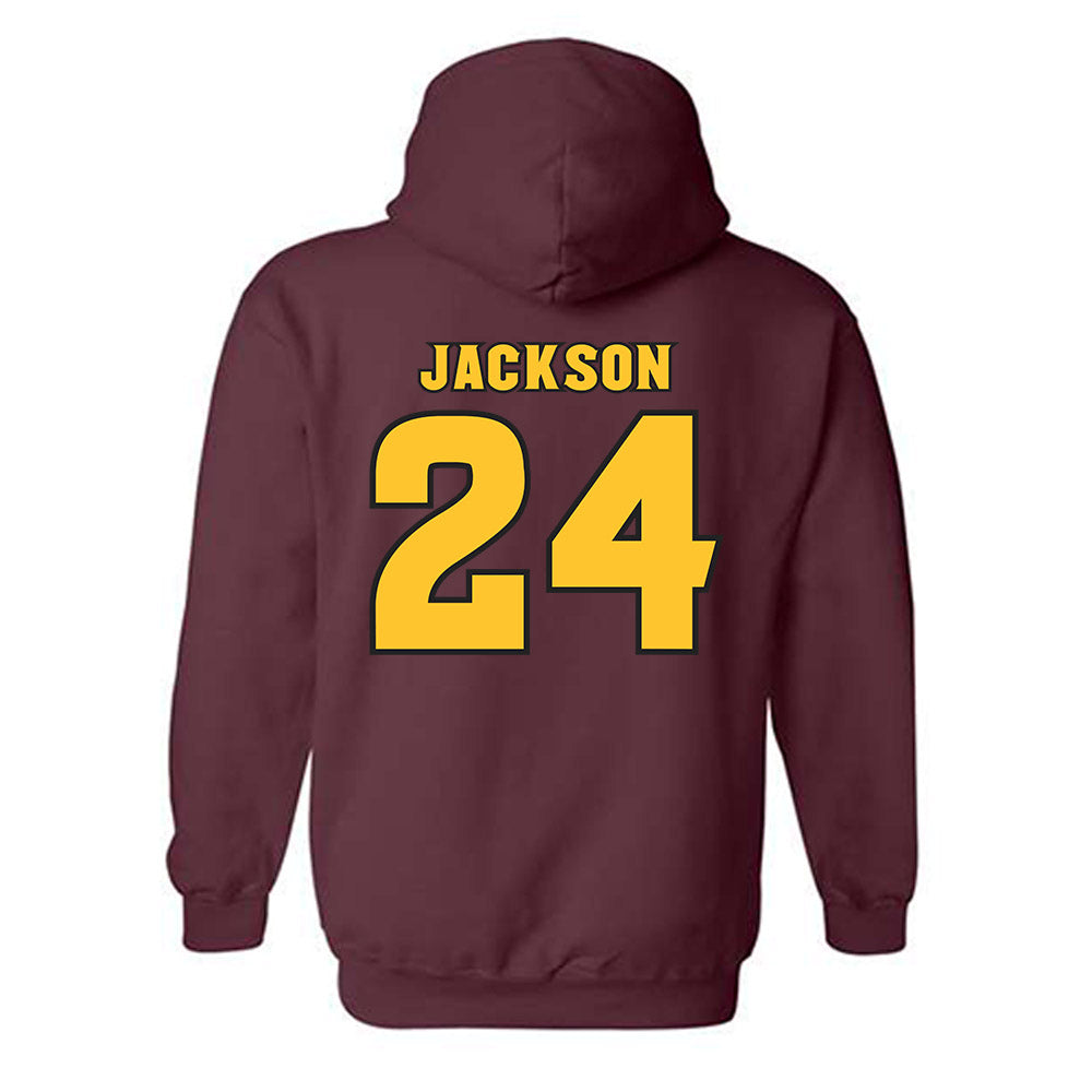 Arizona State - NCAA Baseball : Isaiah Jackson - Hooded Sweatshirt Replica Shersey