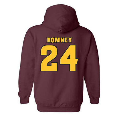 Arizona State - NCAA Football : Tate Romney - Hooded Sweatshirt Replica Shersey